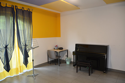 Aula con pianoforte