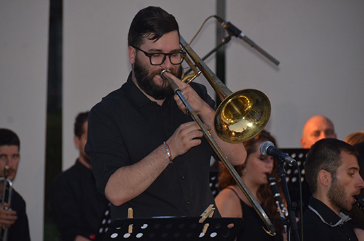 Solo di Trombone durante il concerto della Banda Musicale di Grumello