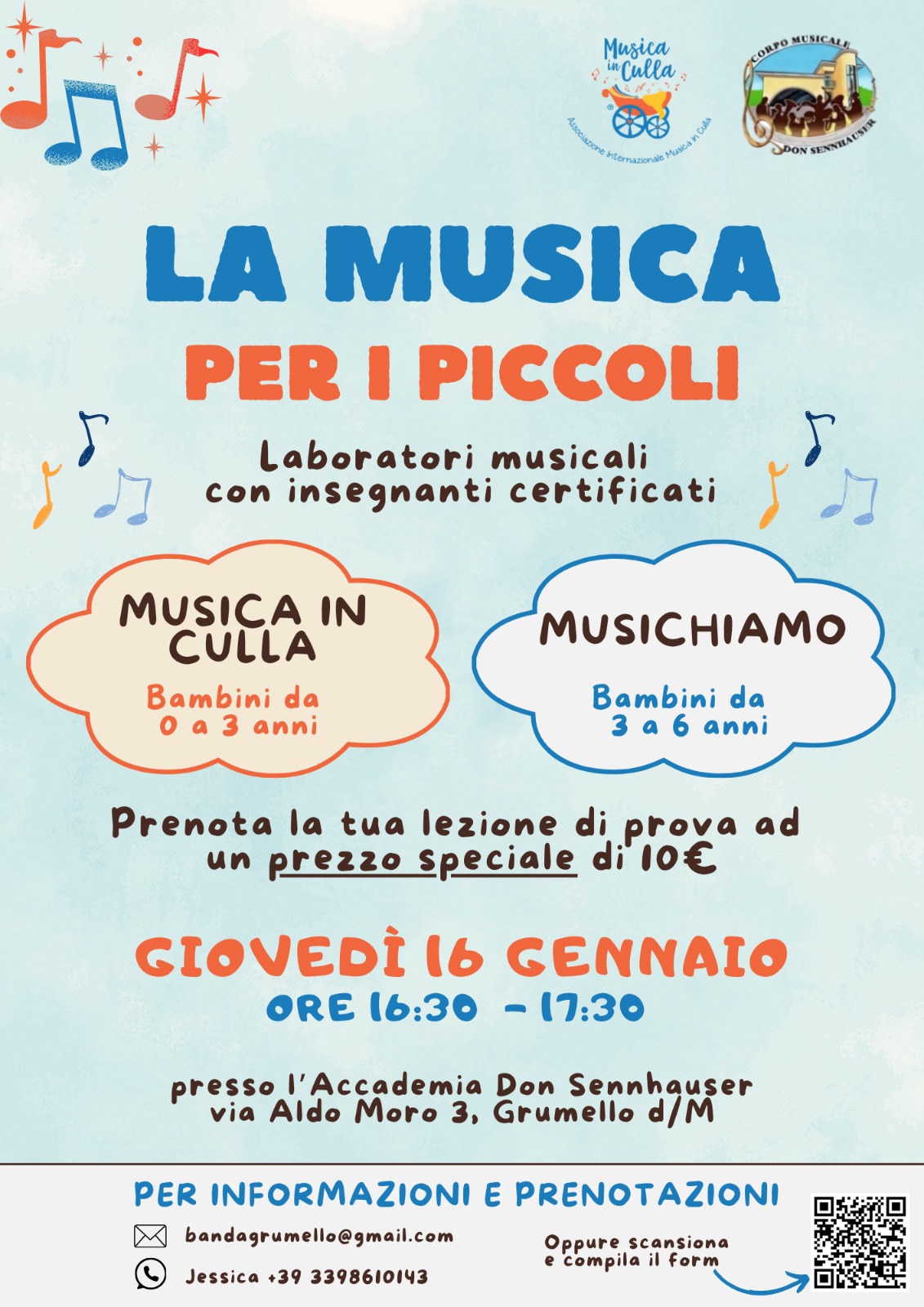 Locandina La Musica per i Piccoli 2025